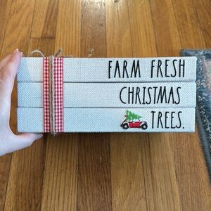 Rae Dunn Farm Fresh Christmas Trees Decor
